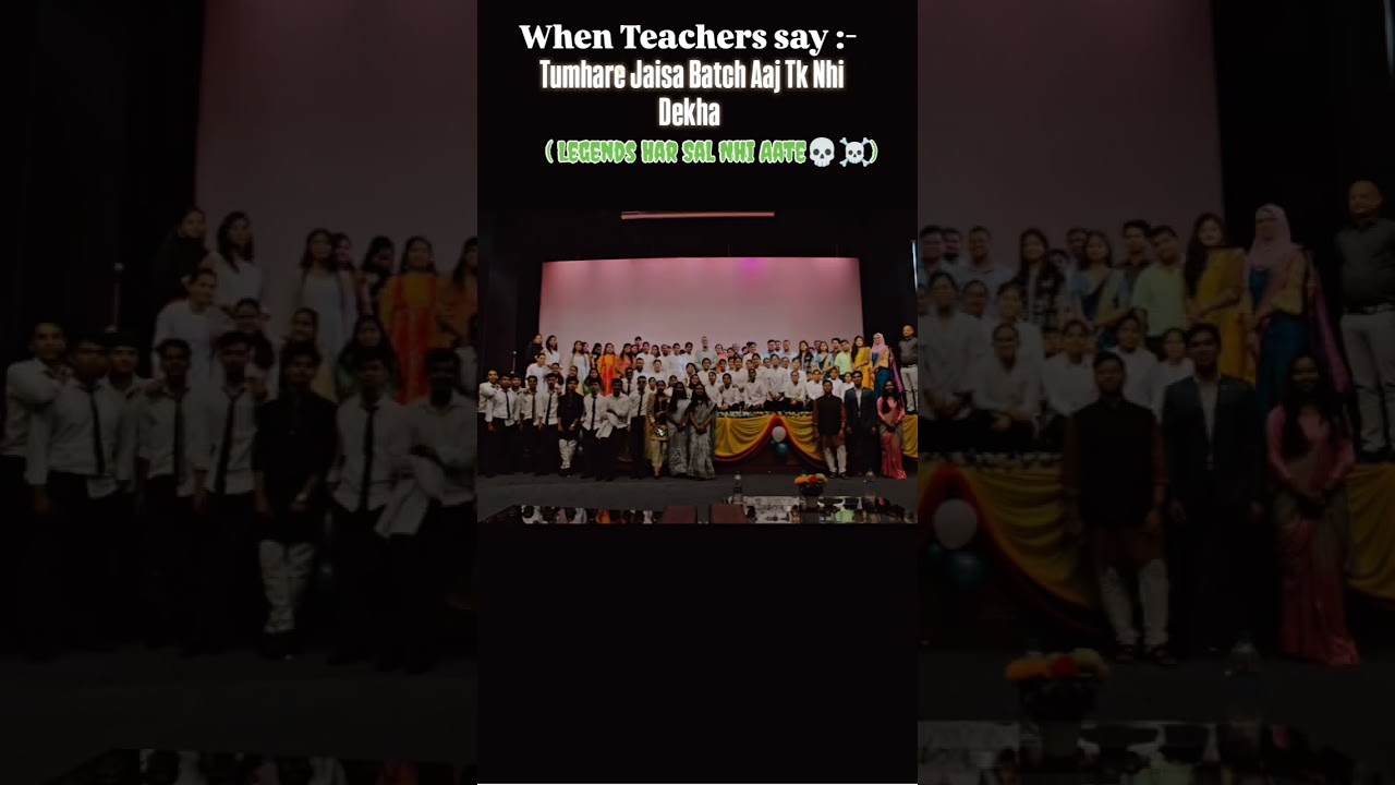 When Teachers say: Tumhare jaisa Batch Aaj Tk Nhi Dekha ☠️💀💯🩺#trending #motivation #bscnursing