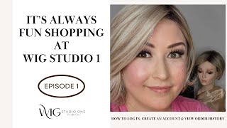 IT'S ALWAYS FUN SHOPPING AT WIG STUDIO 1 | HOW TO Log In, Create An Account & View Order History