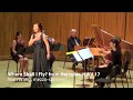 Nian wang mezzosoprano singing from hercules in the 2017 handel aria competition