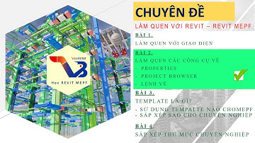 VieBIM | CHUYÊN ĐỀ LÀM QUEN VỚI REVIT - REVIT MEPF | BÀI 2.2: THANH PROJECT BROWSER