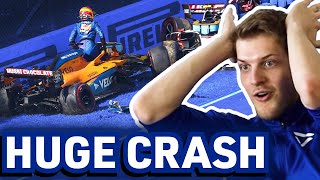 HUGE RESTART CRASH! Backseat Driver of the 2020 F1 Tuscan Grand Prix