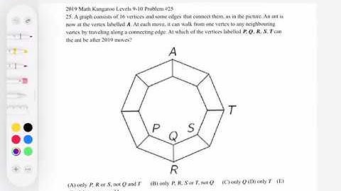 2019 Math Kangaroo Levels 9-10 Problem #25