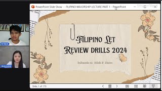 LET MARCH 20204 FILIPINO LET REVIEW DRILLS