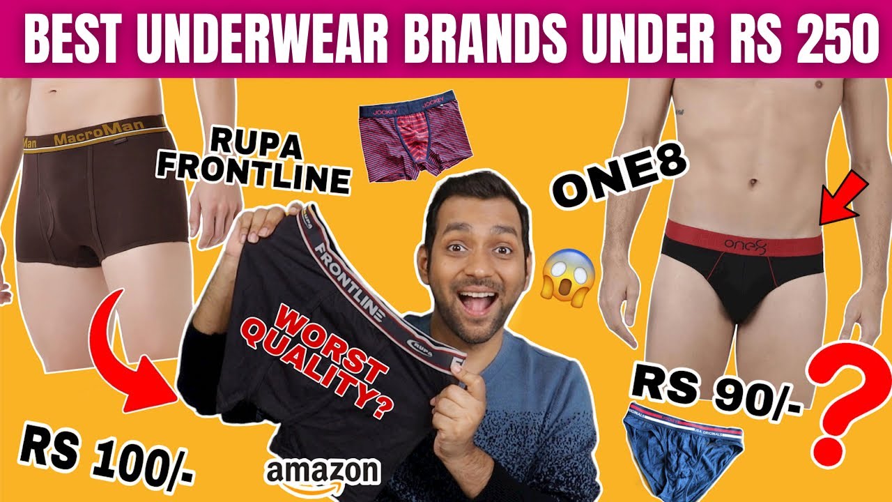 BEST UNDERWEAR BRANDS FOR MEN UNDER 250