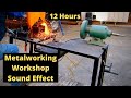 Metalworking workshop sound effects  12 hours of power tool sounds  construction sounds