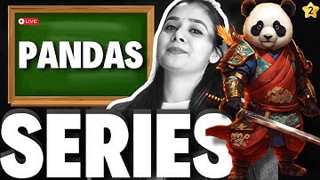 Day 02 | PANDAS - Series | ONE SHOT | CBSE Class 12 Informatics Practices (065) | Full IP Syllabus