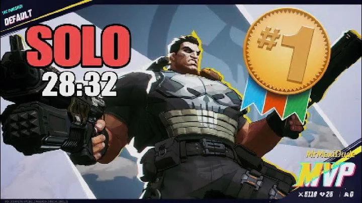 Marvel Rivals Zombies - Solo Punisher Nightmare IV 28:32 Rank 1 Console - Rank 3 World