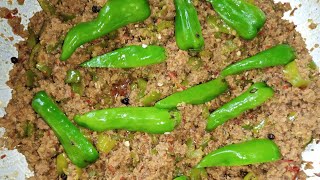 Mazedar Keema Shimla Mirch Recepiemince With Capsiwith Fazina Kitchen