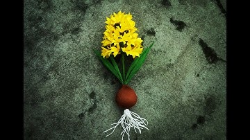 ABC TV | How To Make Hyacinth Flower From Crepe Paper - Craft Tutorial
