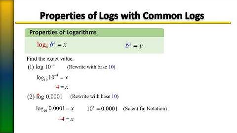 Using a Calculator with Properties of Common and Natural Logs