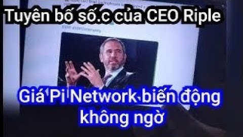 Giá Pi Network mới nhất và tuyên bố dậy sóng của CEO Ripple
