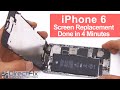 iPhone 6 Screen Replacement done in 4 Minutes