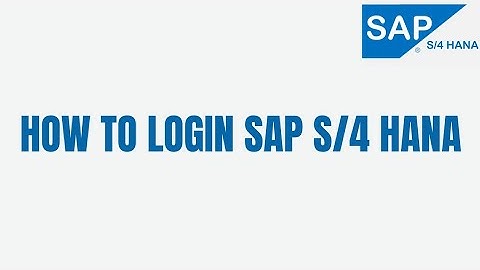 SAP Login Tutorial | Accessing SAP S/4HANA Finance via SAP GUI