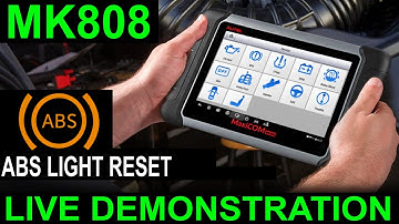 Autel MK808 ABS Diagnose Demonstration - In Under 1 Minute
