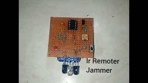 555ic ll how to make Ir Remote Jammer very easy at home
