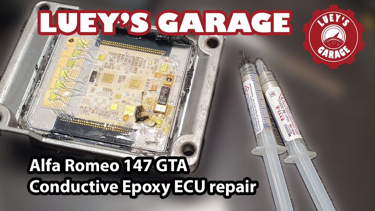 Alfa Romeo 147 GTA Ep20 - ECU repair using conductive epoxy, no 