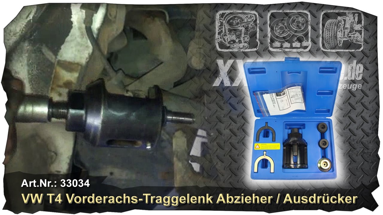 T4 Traggelenk ausgeschlagen wechseln ausbau / einbau aus