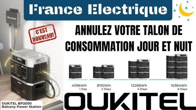 Oukitel BP2000 und B2000 - 16kWh Speicher fürs Balkonkraftwerk