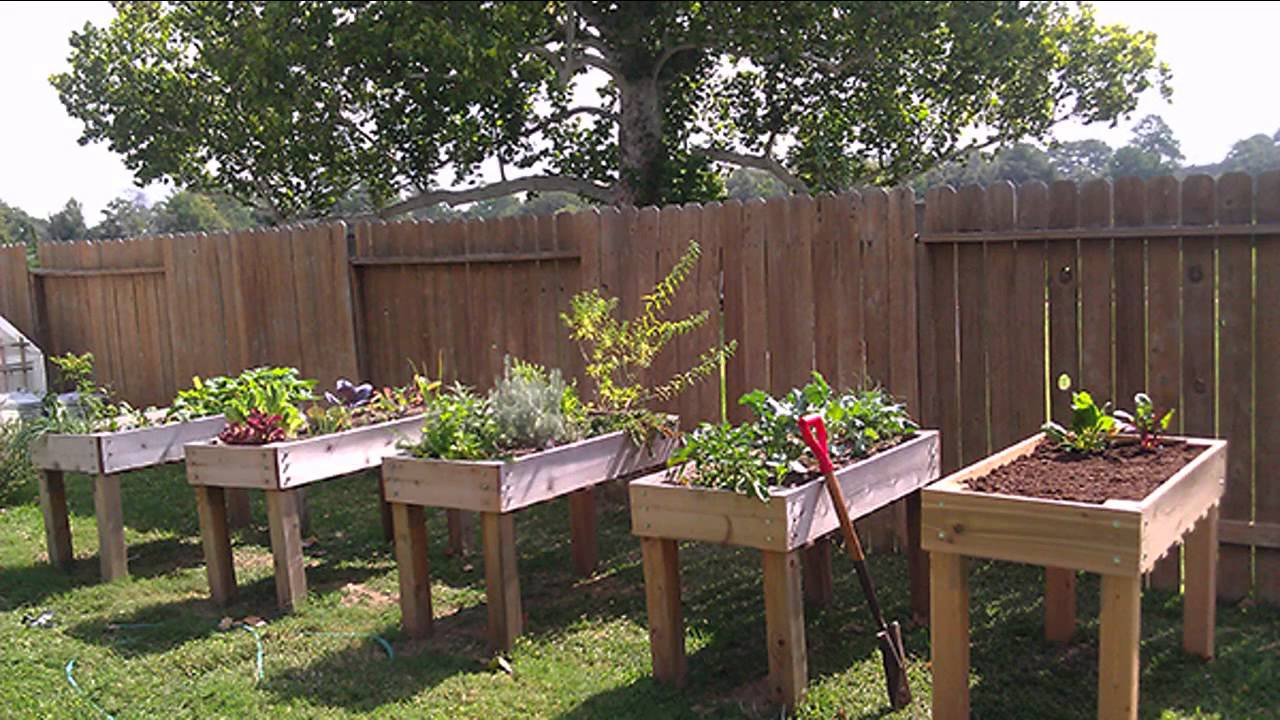 [Garden Ideas] raised vegetable planters - YouTube