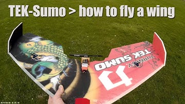 TEK-Sumo - How to fly a wing [+Crash]