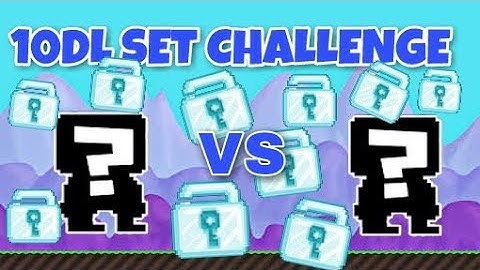 |GROWTOPİA|10DL SET CHALLENGE!!!  FT.FFİELD