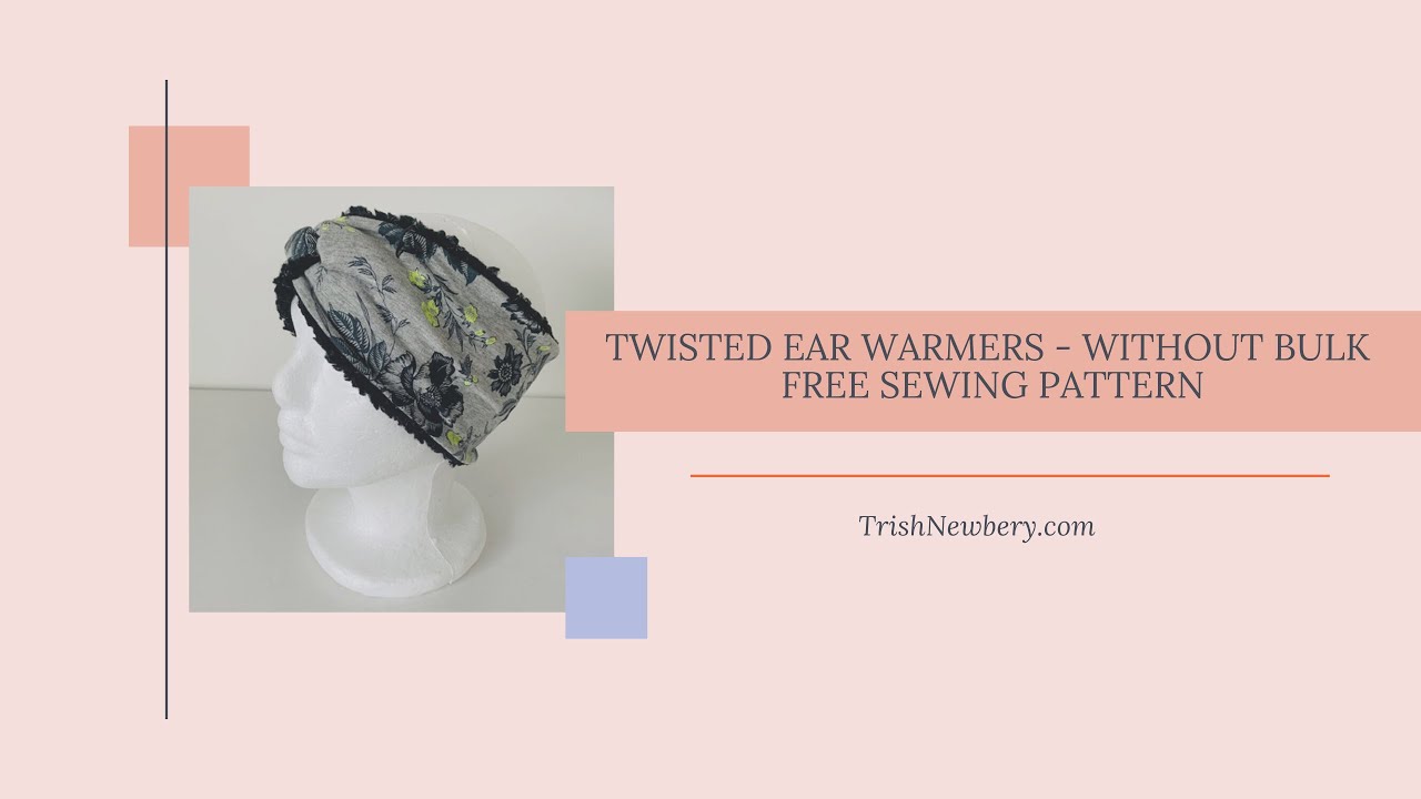 Free Pattern: Making Cozy Ear Warmers with Faux Leather Tags