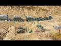 Army menbig army convoy ambush stopmotion plastic army men