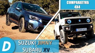 Comparativa 4x4 ¡al límite!: Suzuki Jimny vs Subaru XV | Prueba Offroad | Diariomotor