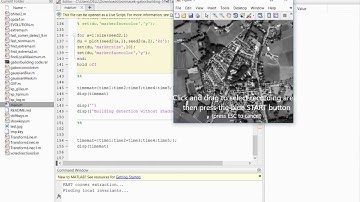 Urban region and building detection using gabor features and probability in MATLAB