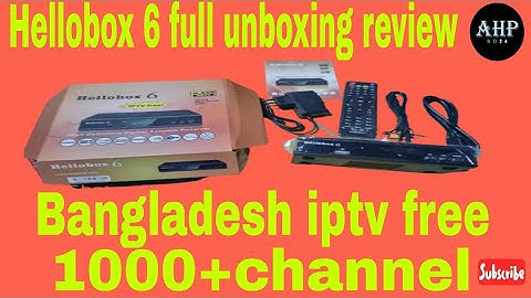 Hellobox 6 full unboxing review | Hellobox 6 | iptv free | free dish channel Hellobox 6 #hellobox