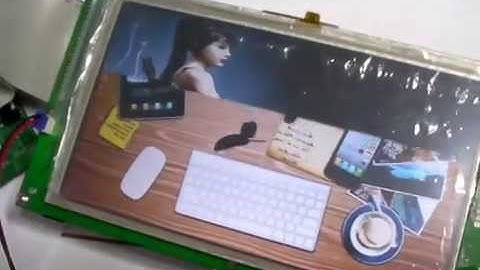 TMS320F28335 - SSD1963 7" TFT LCD Test with SD Card