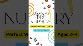 Fun Colors Dot-to-Dot Exercises for Pre-Nursery Kids Age 2-4 Early Learning Activity
