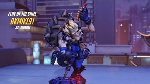 Overwatch Highlight BEST Comeback play of the game Victory with Junkrat