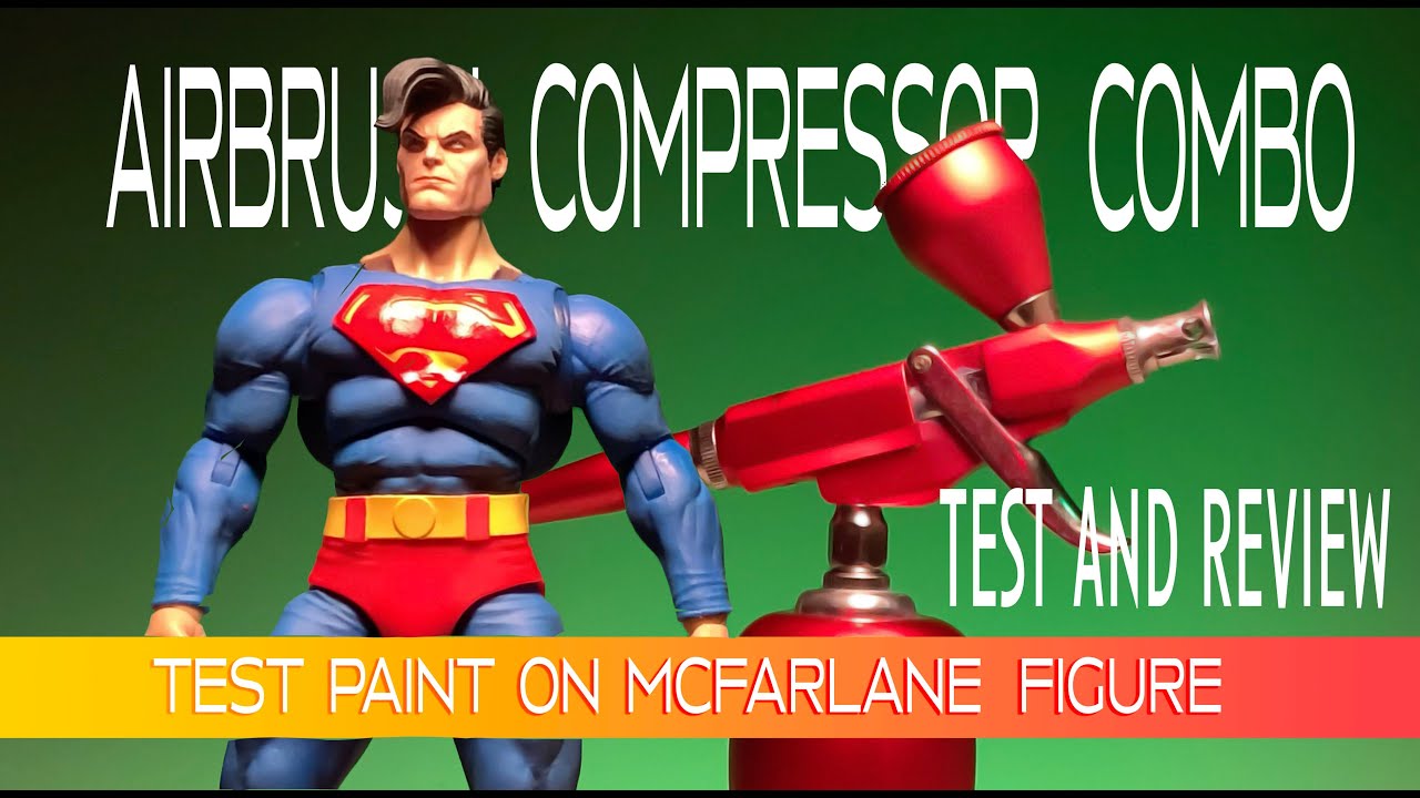 AIRBRUSH COMPRESSOR COMBO TEST - YouTube