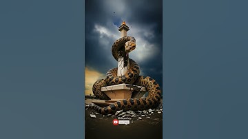 NOW IN JAKARTA! Giant Anaconda Destroys Monas | Most Epic AI Visualization! #shorts #ai #aiart