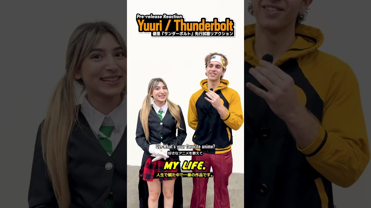 Pre-release Reaction! Yuuri / Thunderbolt #Yuuri #Thunderbolt #Thunder3 #animeexpo2026 縮圖