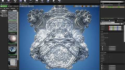 Unreal Engine 4 - Ray Marching a Mandelbulb Fractal Experiment