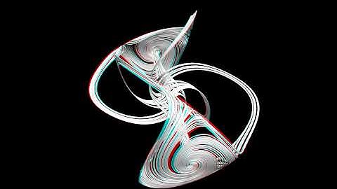 Anaglyph 3D Strange Attractors
