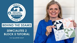 Be EMPOWERED to make the Empower Quilt Block Block 5 Tutorial Fat Quarter Shop