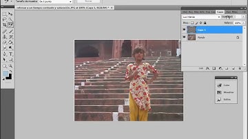 Videotutoriales - Reforzar a un tiempo contraste y saturacion con Photoshop CS4