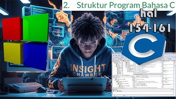 bahasa C informatika kelas 10 bab 7  algoritma dan pemrograman kurikulum merdeka hal 154 161