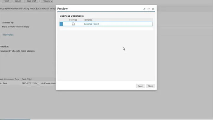SAP Business ByDesign Time and expenses for a project