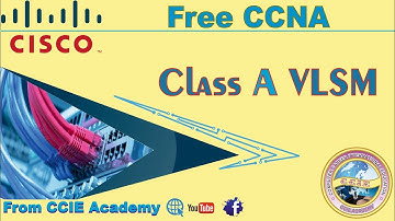 Free CCNA Class A VLSM Part 1 in Urdu and Hindi
