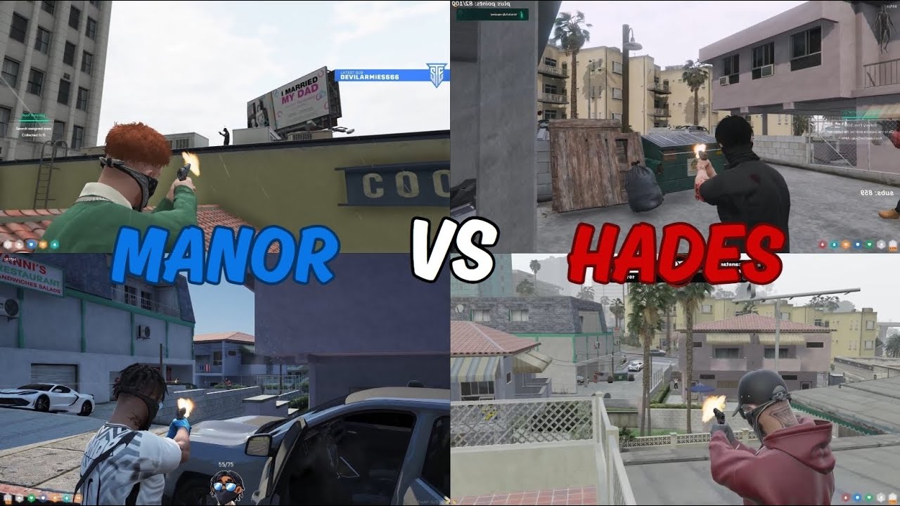 Manor Wipe Hades After Contesting Ammo Crate (Multi POV) | NoPixel 4.0 GTA RP