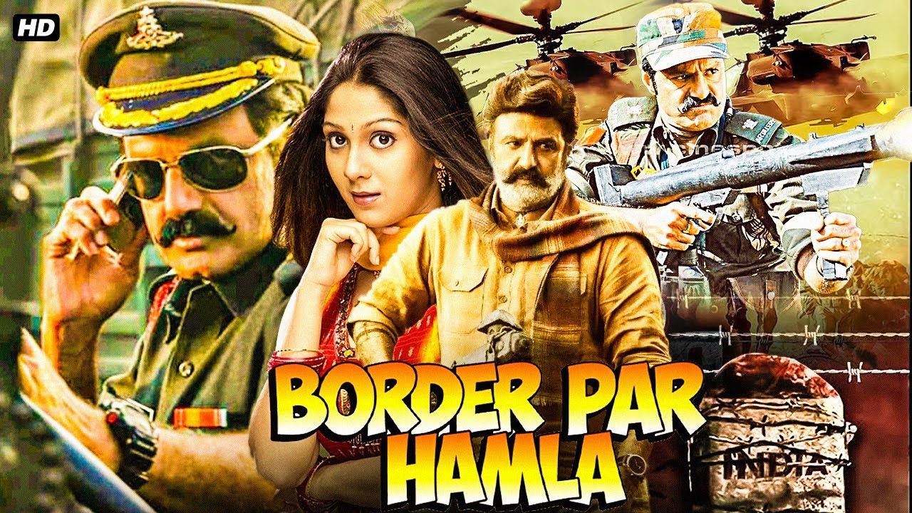 Border Par Hamla Superhit Full Hindi Dubbed Action Movie  Balakrishna Laya Ankitha  South Movies