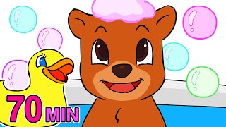 Baby Bath Time Songs | Take A Bath, Wash My Hands, Potty Song & More Nursery Rhymes By BusyBeavers