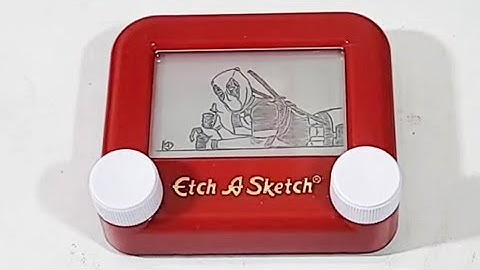 Preserving a Pocket-sized Etch A Sketch!