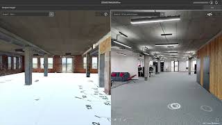 STAGES - Compare view / Split screen / Matterport scans / 3D models & BIM
