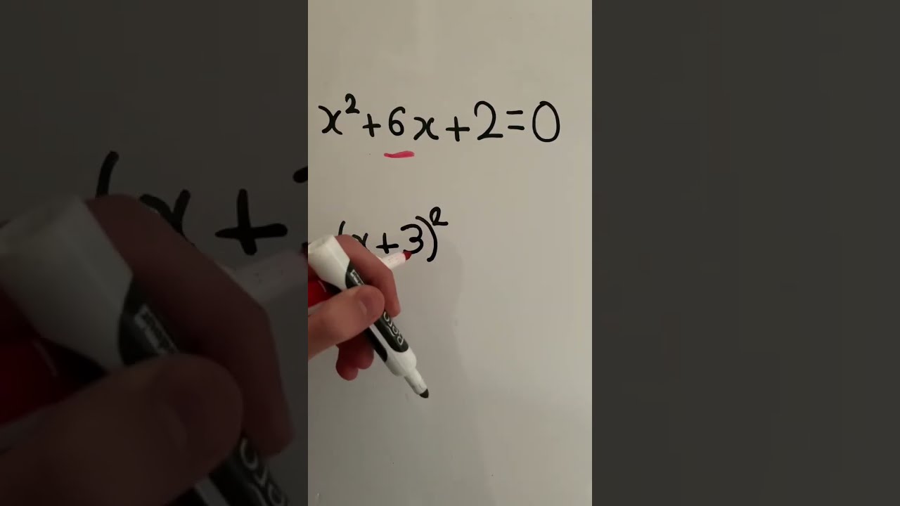 Here S How You Complete The Square Viral Algebra