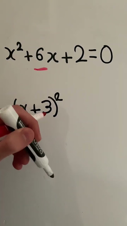 Here’s how You Complete The square #viral #algebra